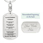 In Heaven | Grandfather | Dog Tag | Key Chain
