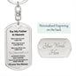 In Heaven | Father | Dog Chain | Key Chain