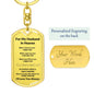 In Heaven Husband | Dog Tag | Key Chain