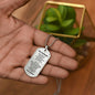 My Soulmate | Dog Tag Necklace