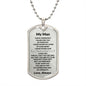 My Man | Dog Tag Necklace