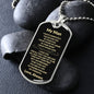 My Man | Dog Tag Necklace