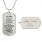 My Man | Dog Tag Necklace