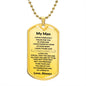 My Man | Dog Tag Necklace