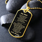 My Man | Dog Tag Necklace