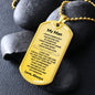 My Man | Dog Tag Necklace