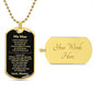 My Man | Dog Tag Necklace