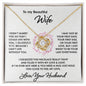 My Beautiful Wife | Love & Light - Love Knot Necklace