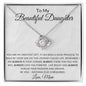 To My Beautiful Daughter-Mom | Love Knot