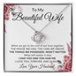To My Beautiful Wife | Love Knot