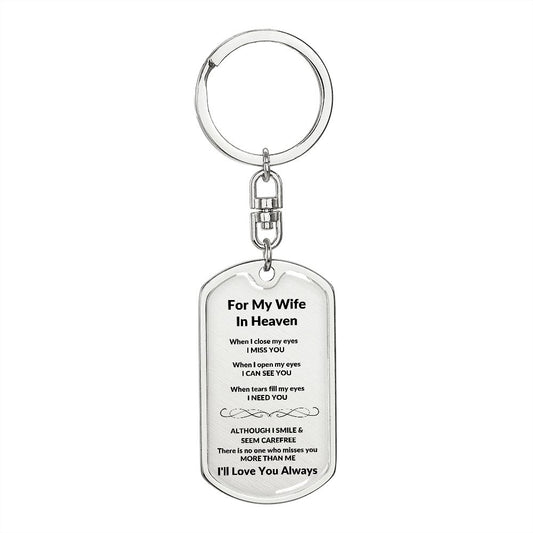 In Heaven | Wife | Dog Tag | Chain