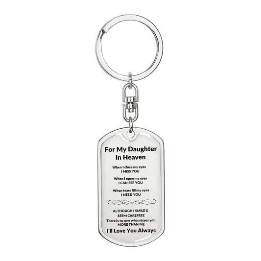 In Heaven | Daughter | Dog Chain | Key Chain