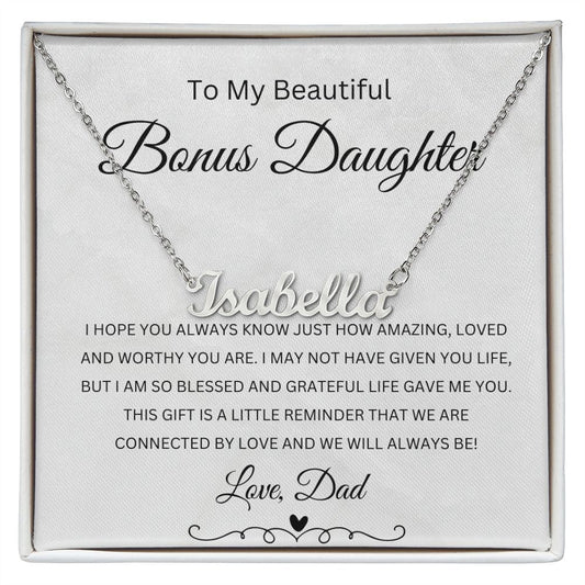 Bonus Daughter-Dad | Personalized Name